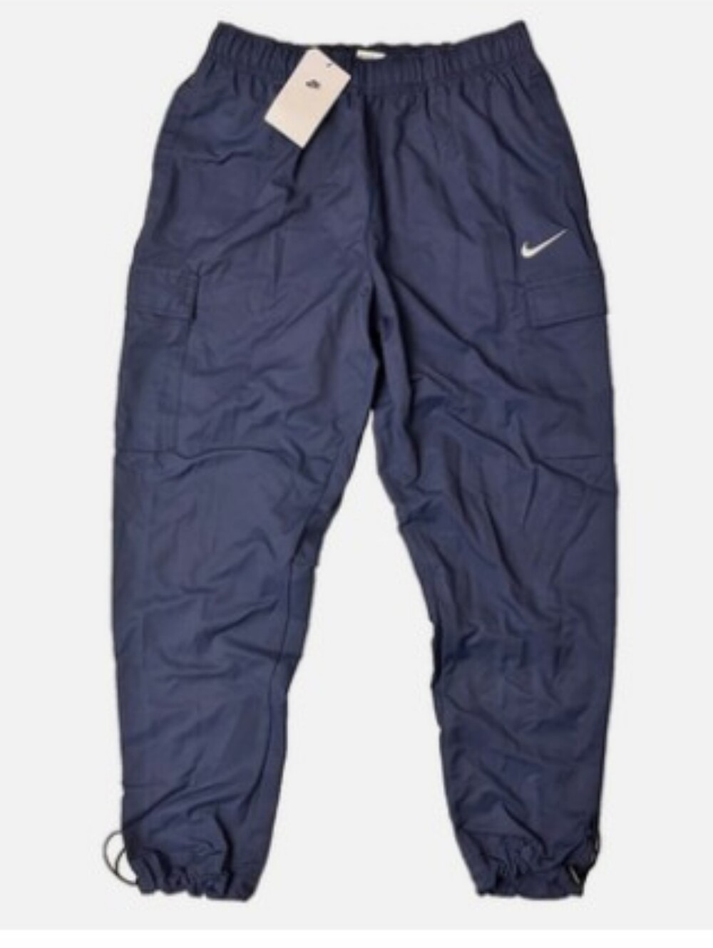 New Nike Sportswear Cargo Woven Utility Pants HJ0829-410 Midnight Blue Men’s L